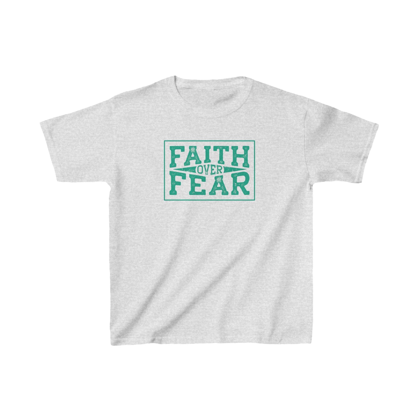 Faith Over Fear Kids Heavy Cotton Tee
