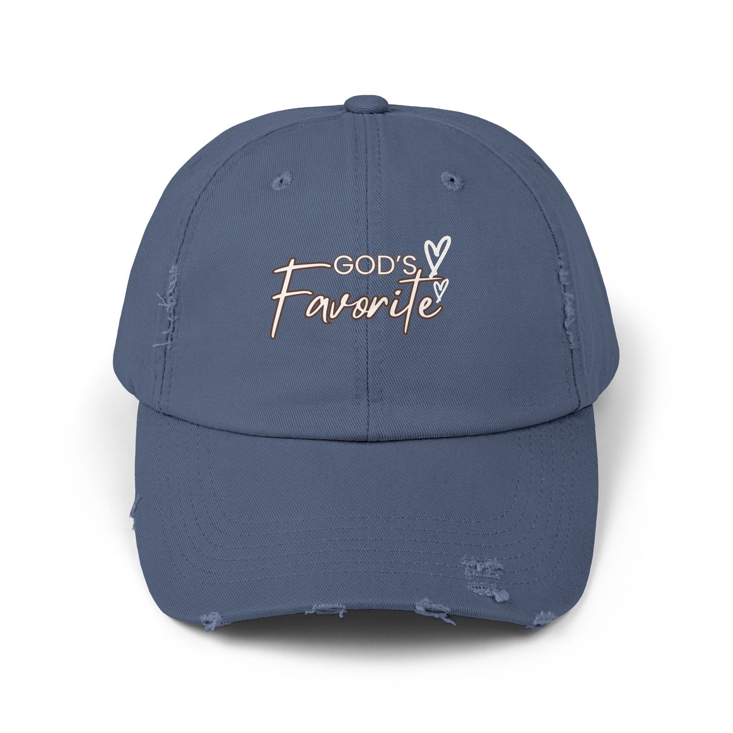 God’s Favorite Unisex Distressed Cap
