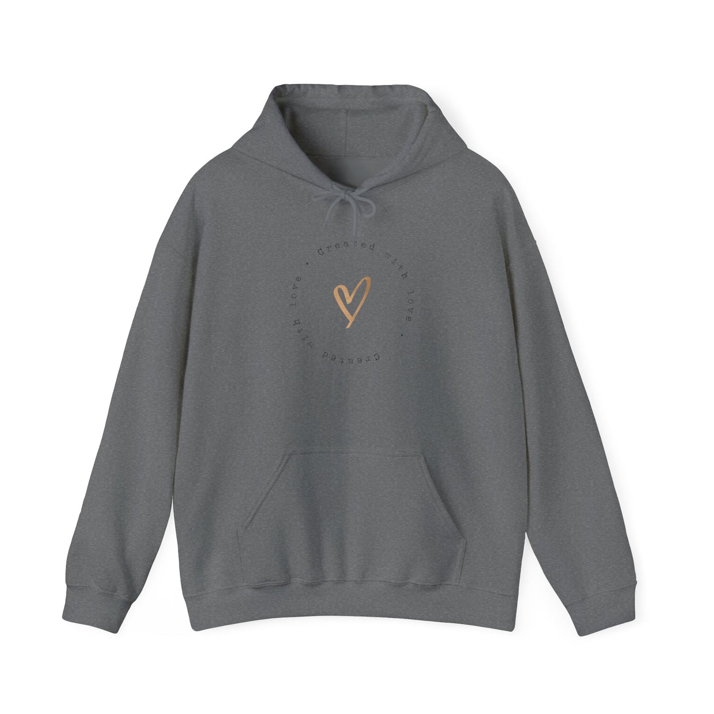 Created With Love Unisex Heavy Blend™ Hooded Sweatshirt