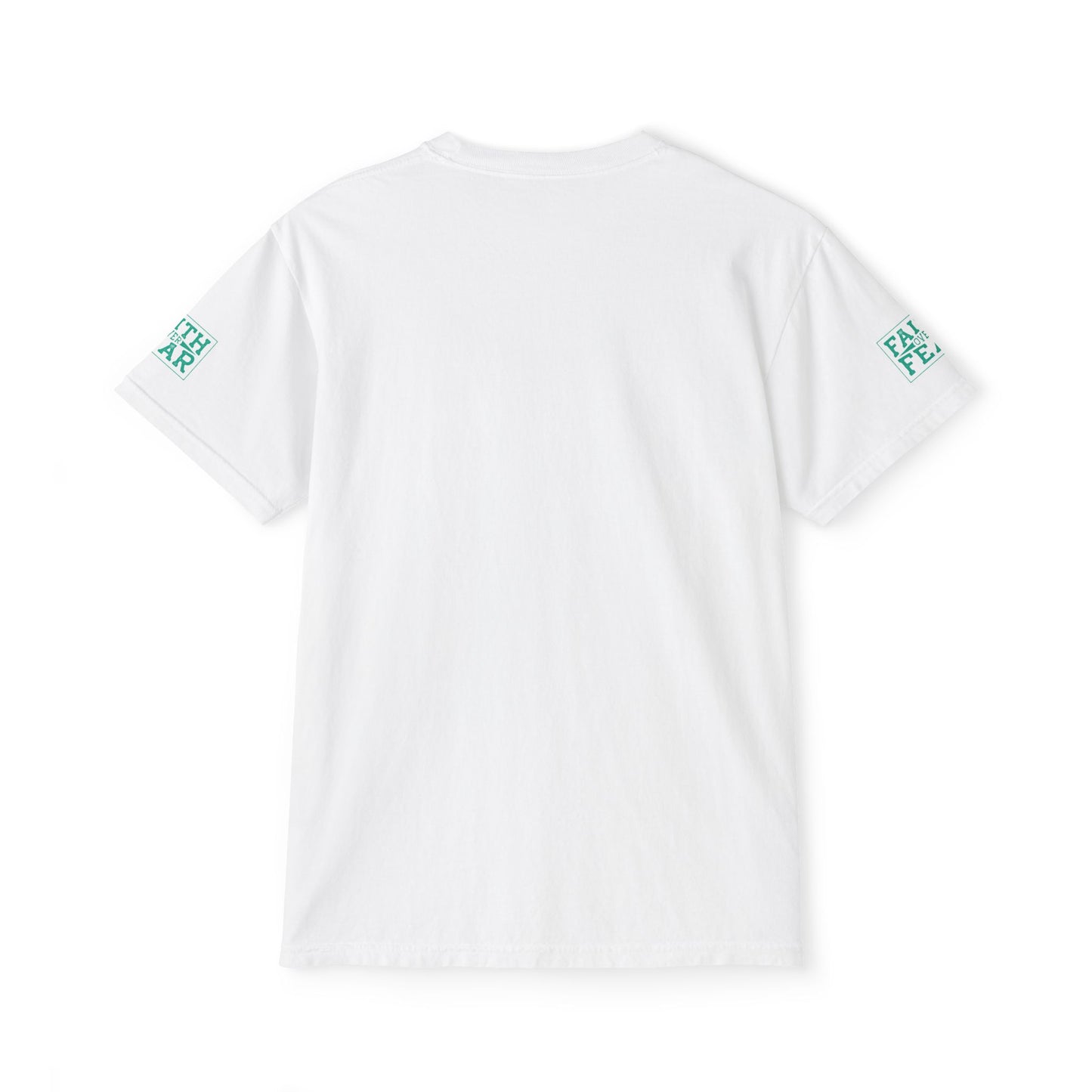 Faith Over Fear Unisex Garment-Dyed Pocket T-Shirt