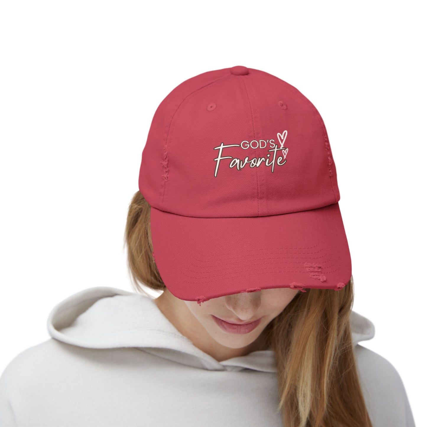 God’s Favorite Unisex Distressed Cap