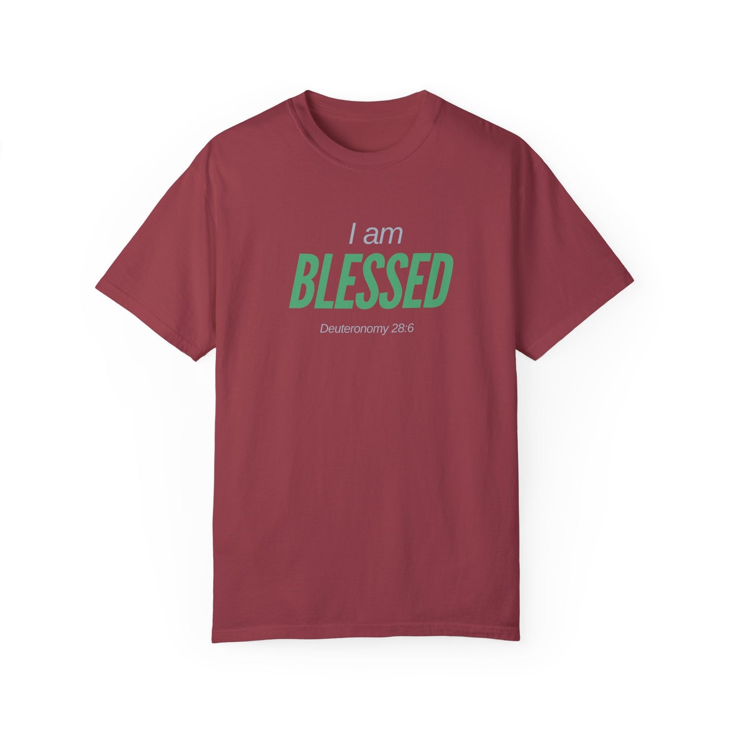 I Am Blessed Unisex Garment-Dyed T-shirt