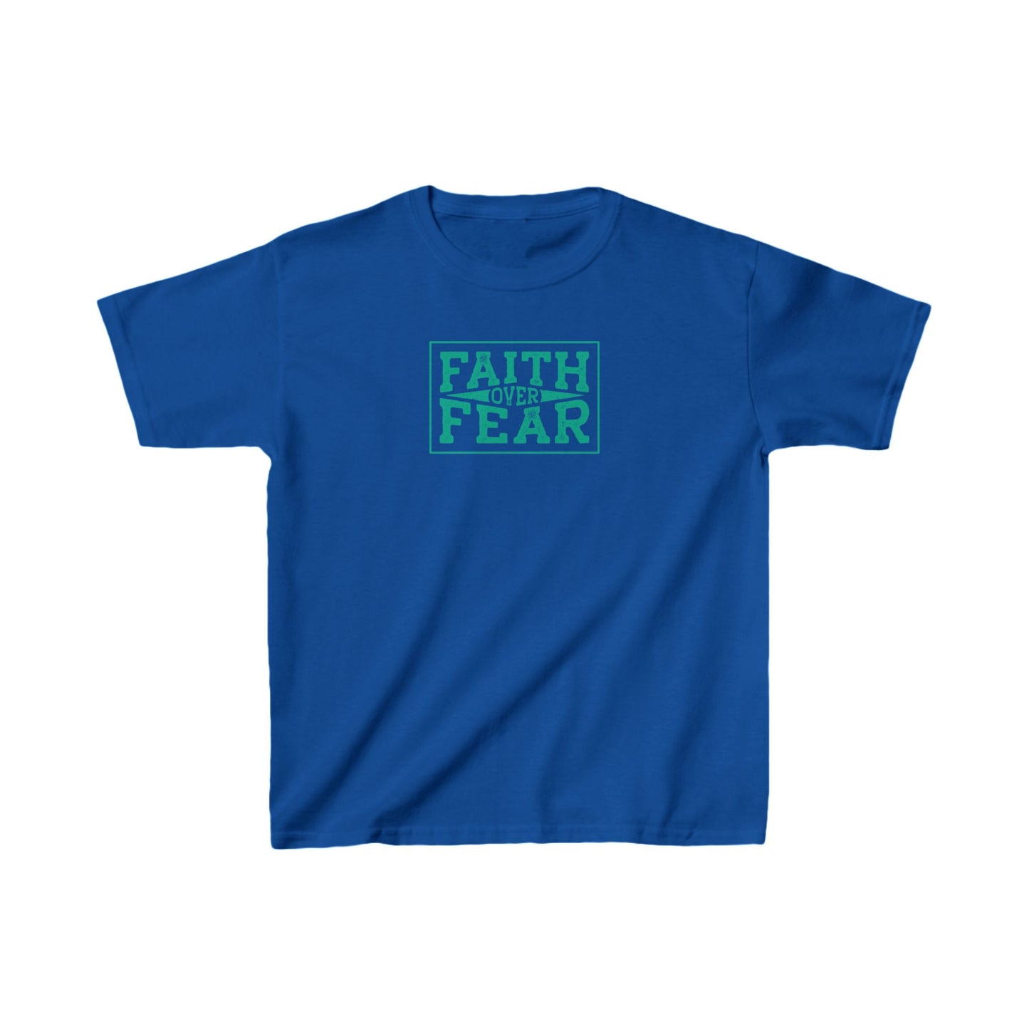 Faith Over Fear Kids Heavy Cotton Tee