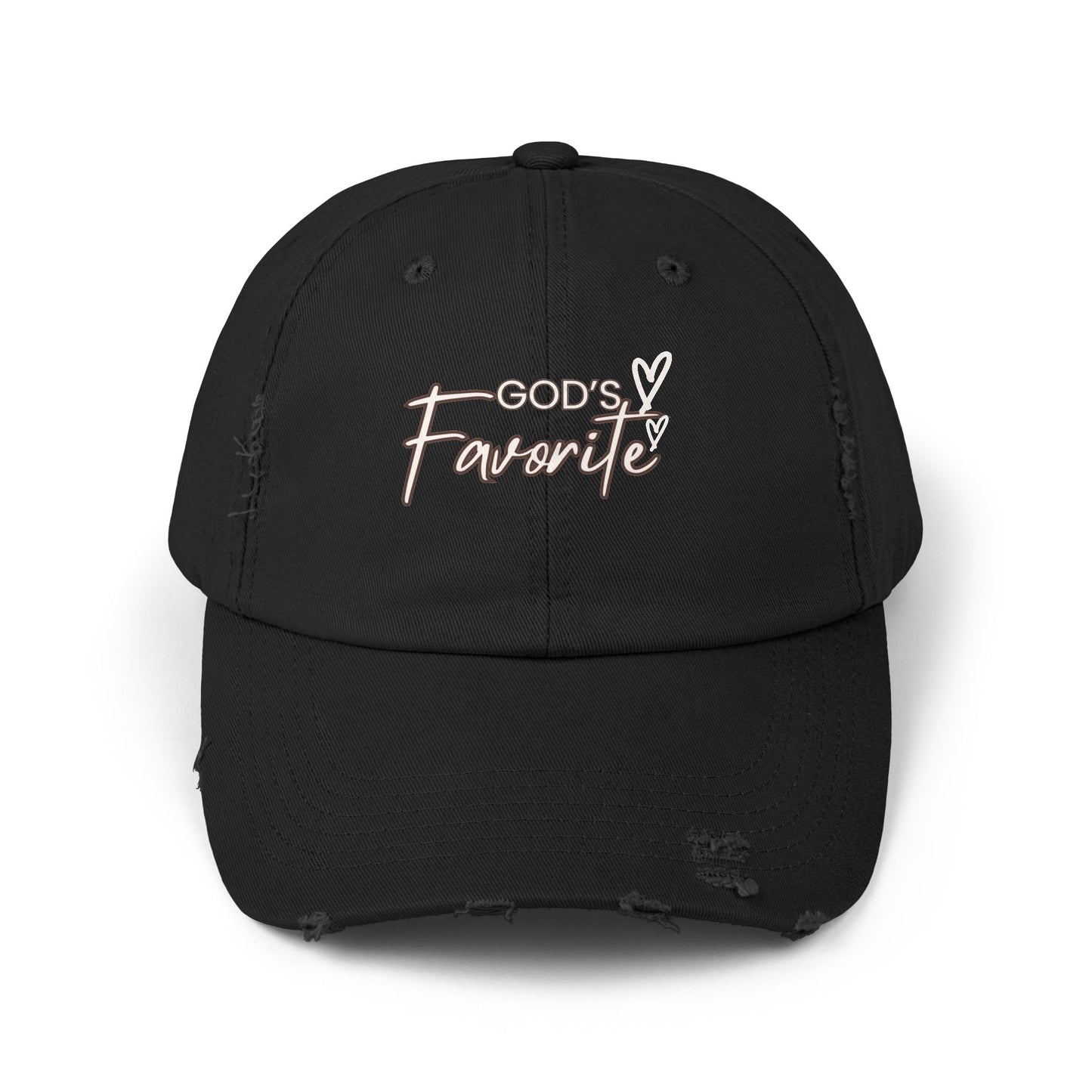 God’s Favorite Unisex Distressed Cap