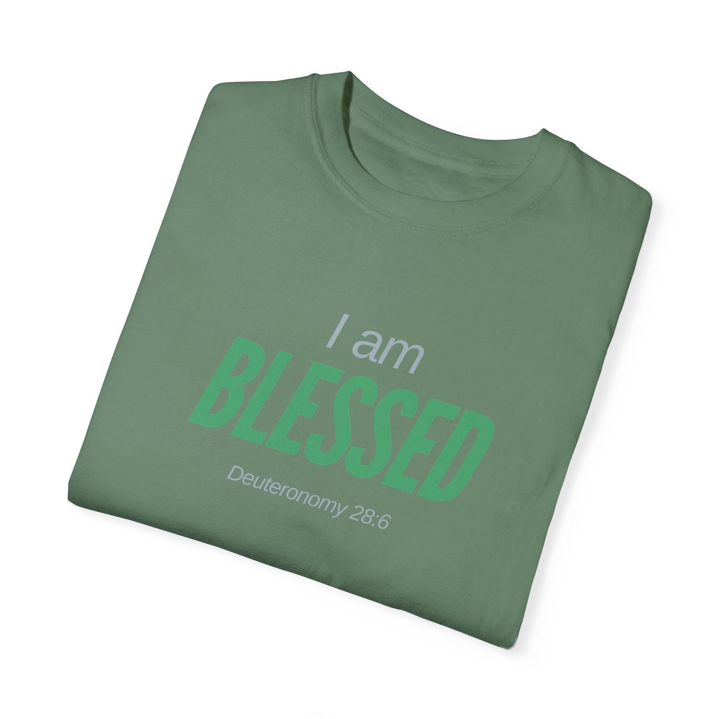I Am Blessed Unisex Garment-Dyed T-shirt