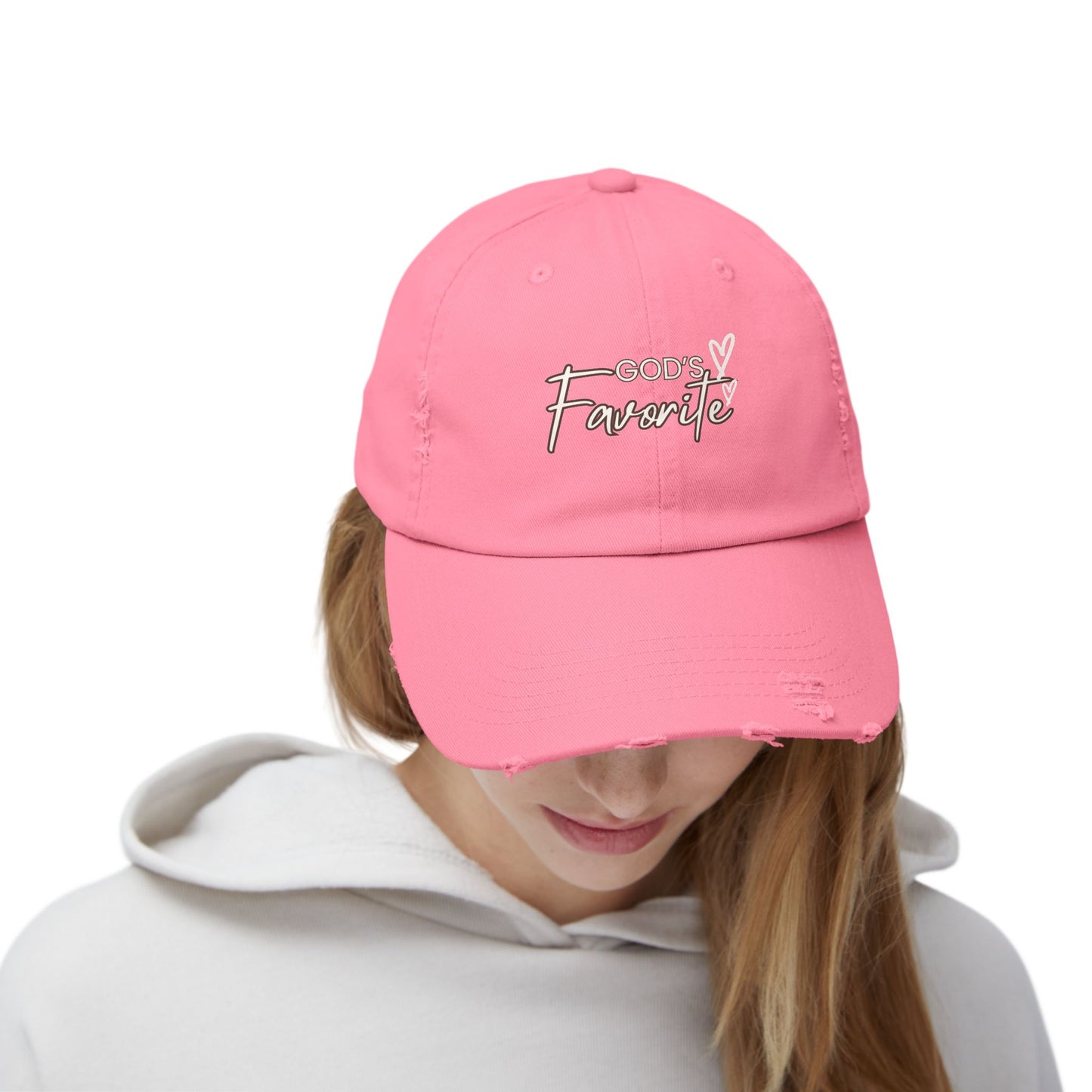 God’s Favorite Unisex Distressed Cap