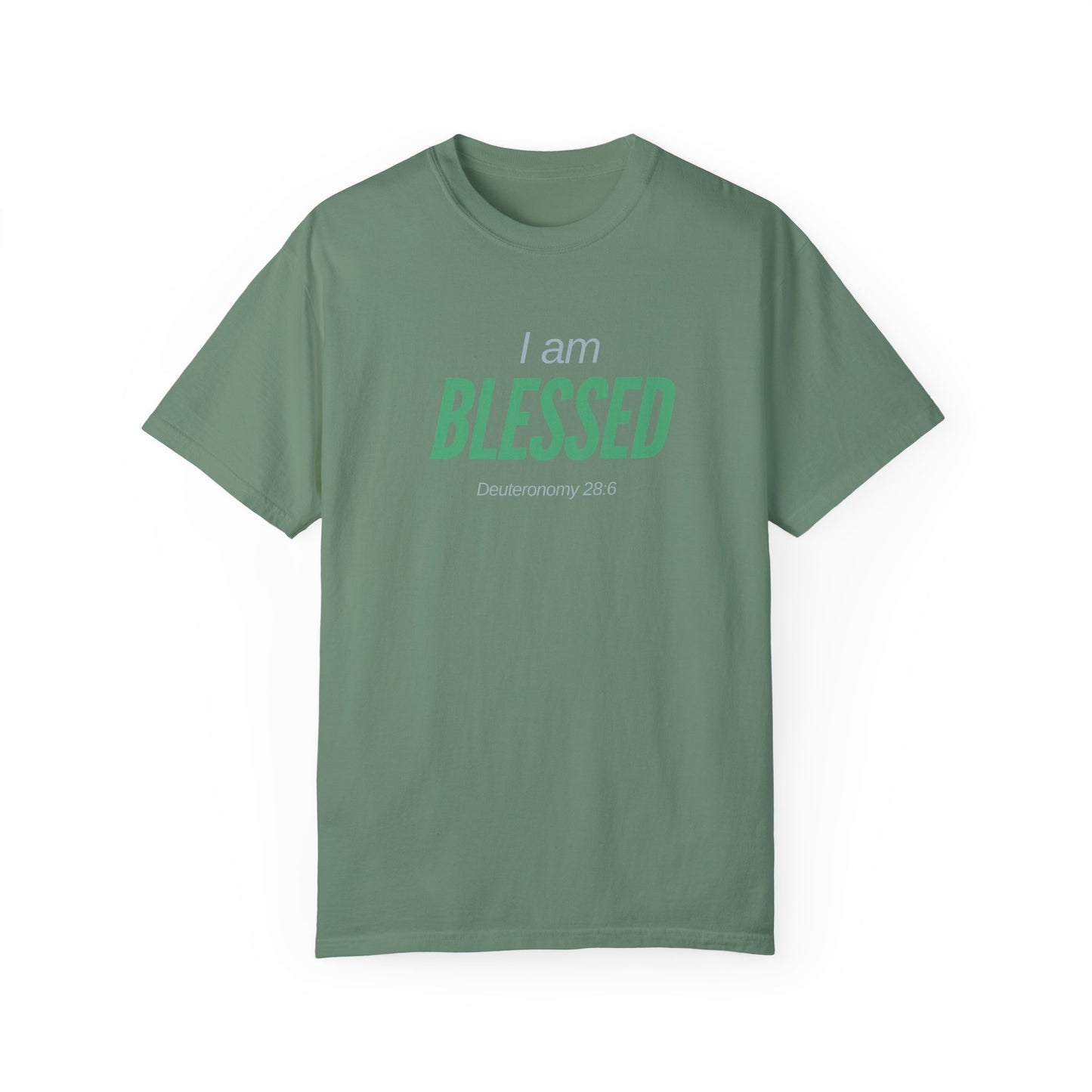 I Am Blessed Unisex Garment-Dyed T-shirt