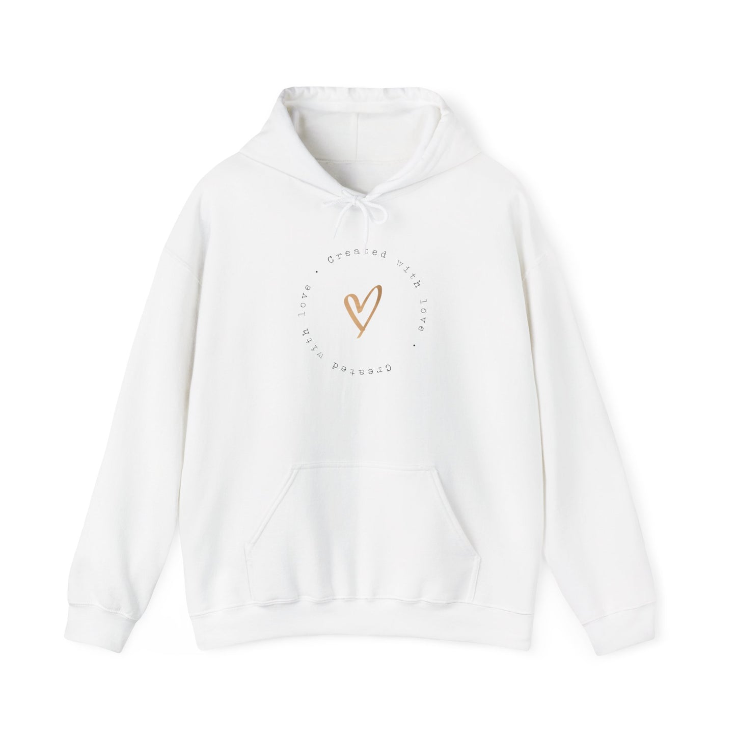 Created With Love Unisex Heavy Blend™ Hooded Sweatshirt
