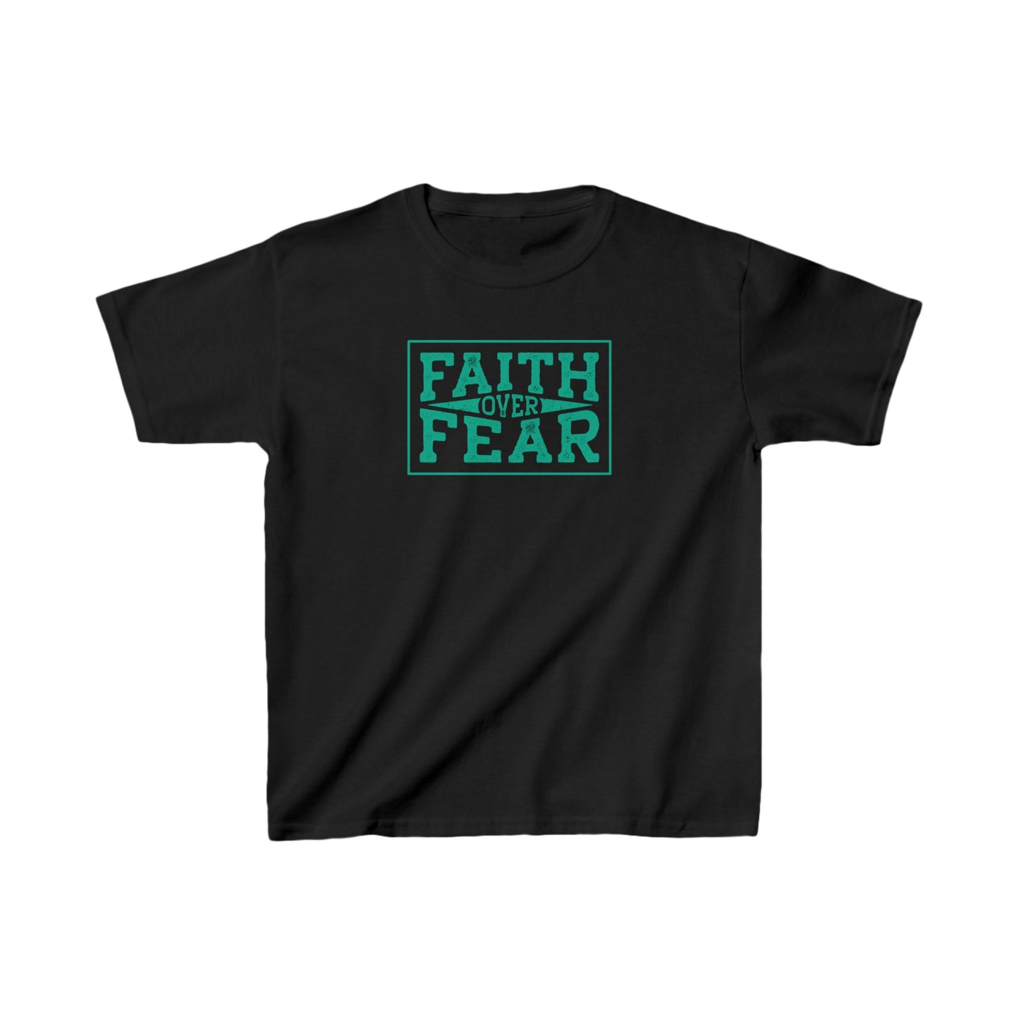 Faith Over Fear Kids Heavy Cotton Tee