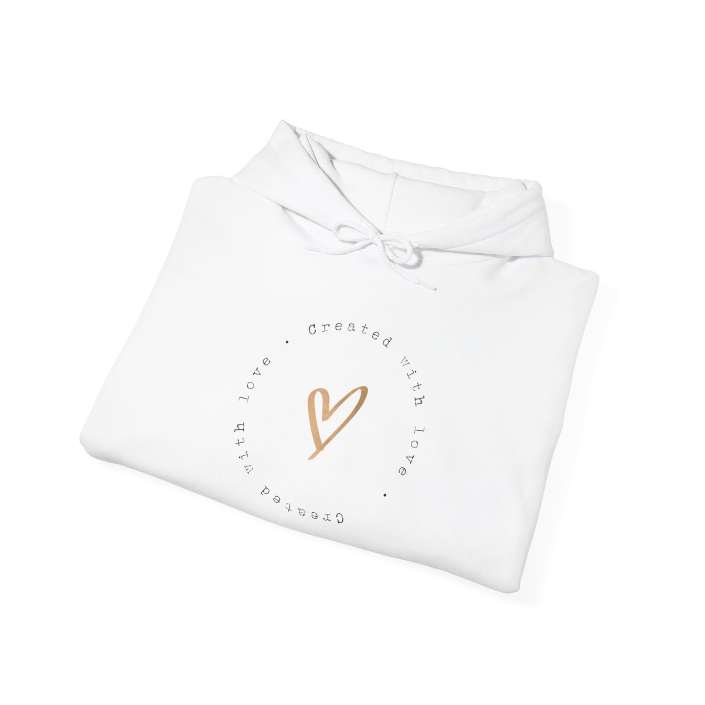 Created With Love Unisex Heavy Blend™ Hooded Sweatshirt