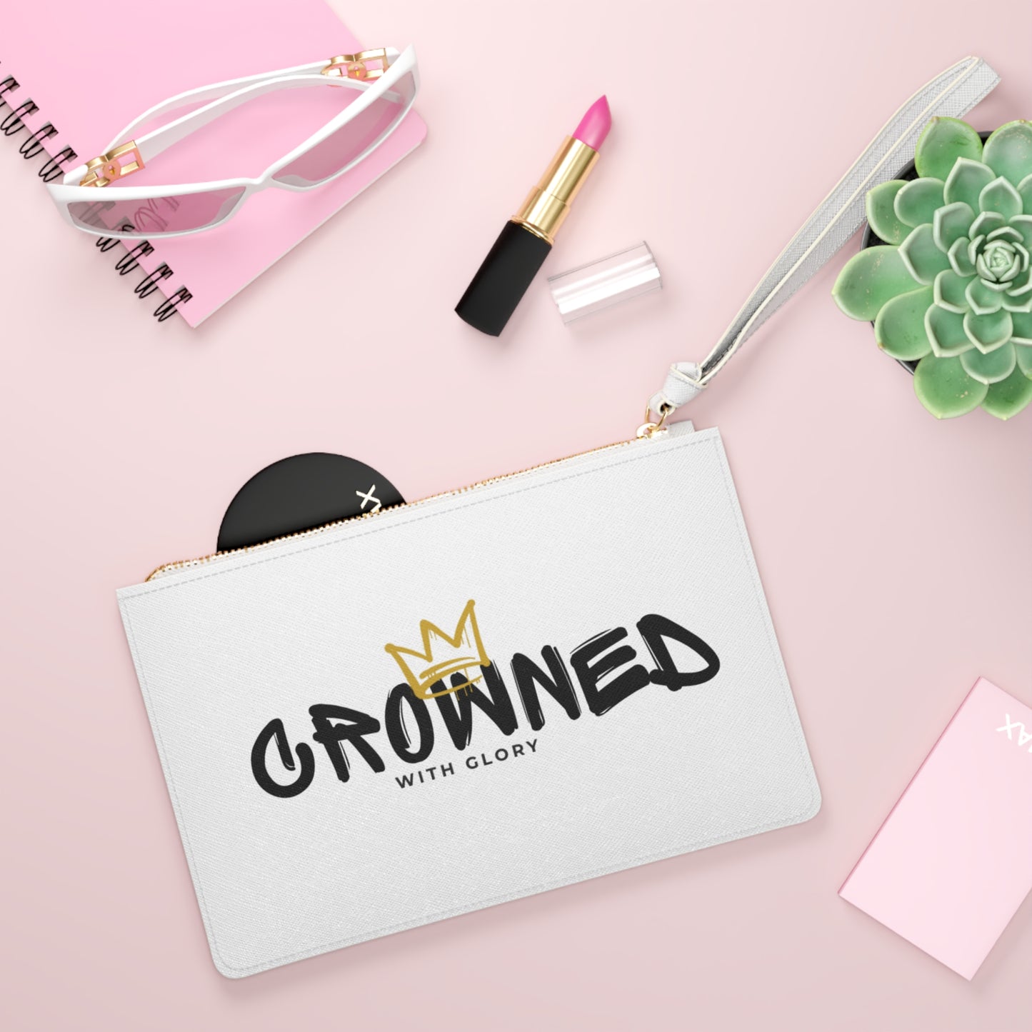 Crowned Clutch Bag