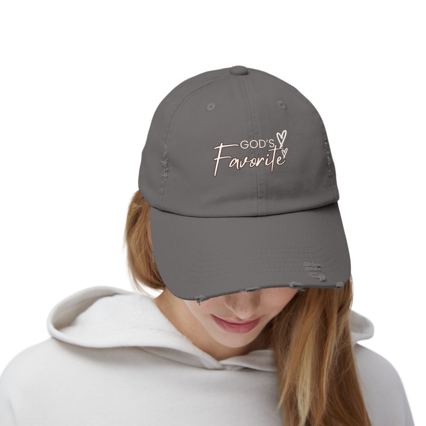 God’s Favorite Unisex Distressed Cap