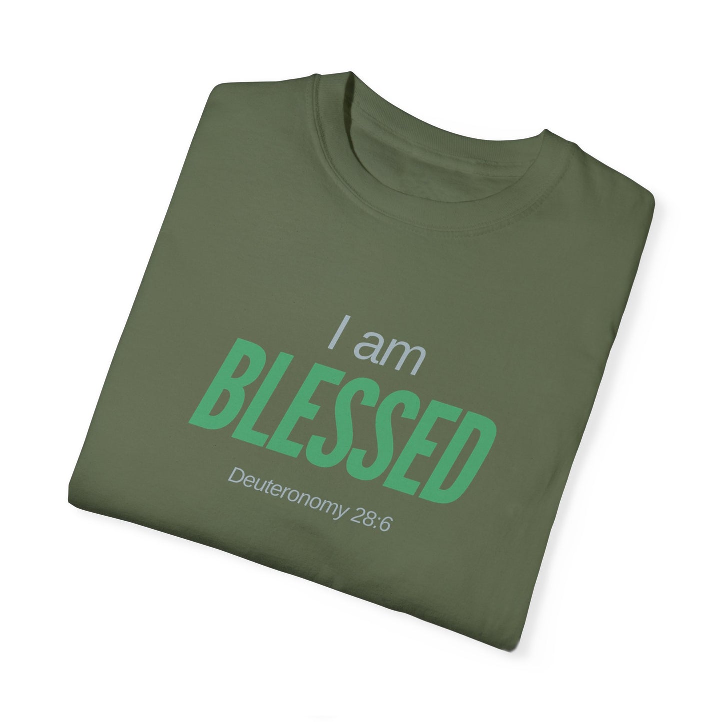 I Am Blessed Unisex Garment-Dyed T-shirt