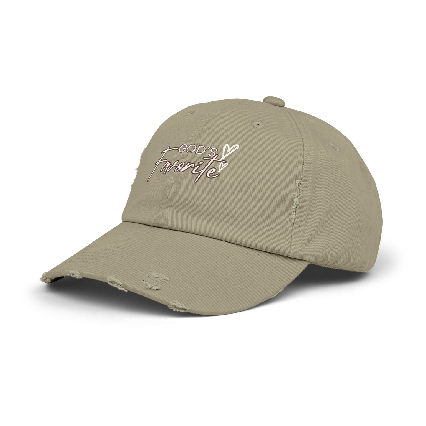 God’s Favorite Unisex Distressed Cap