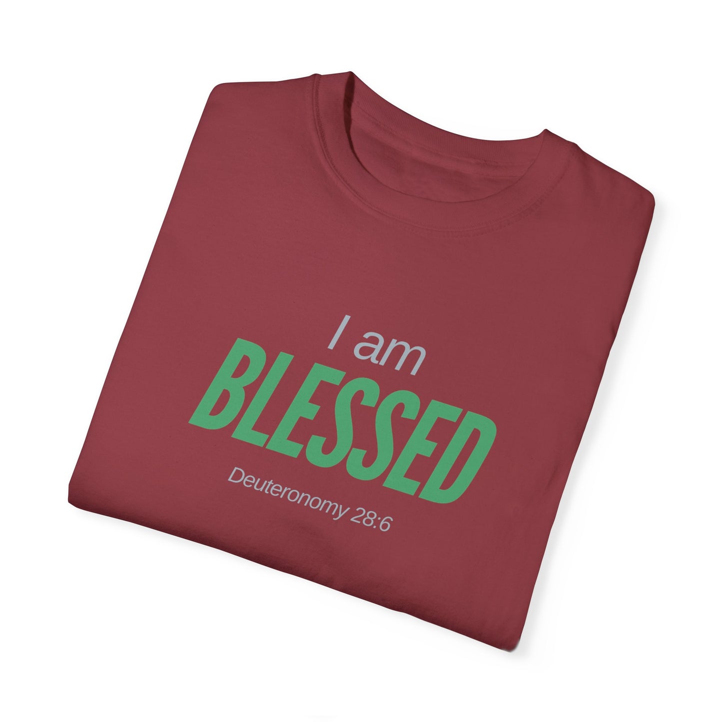 I Am Blessed Unisex Garment-Dyed T-shirt