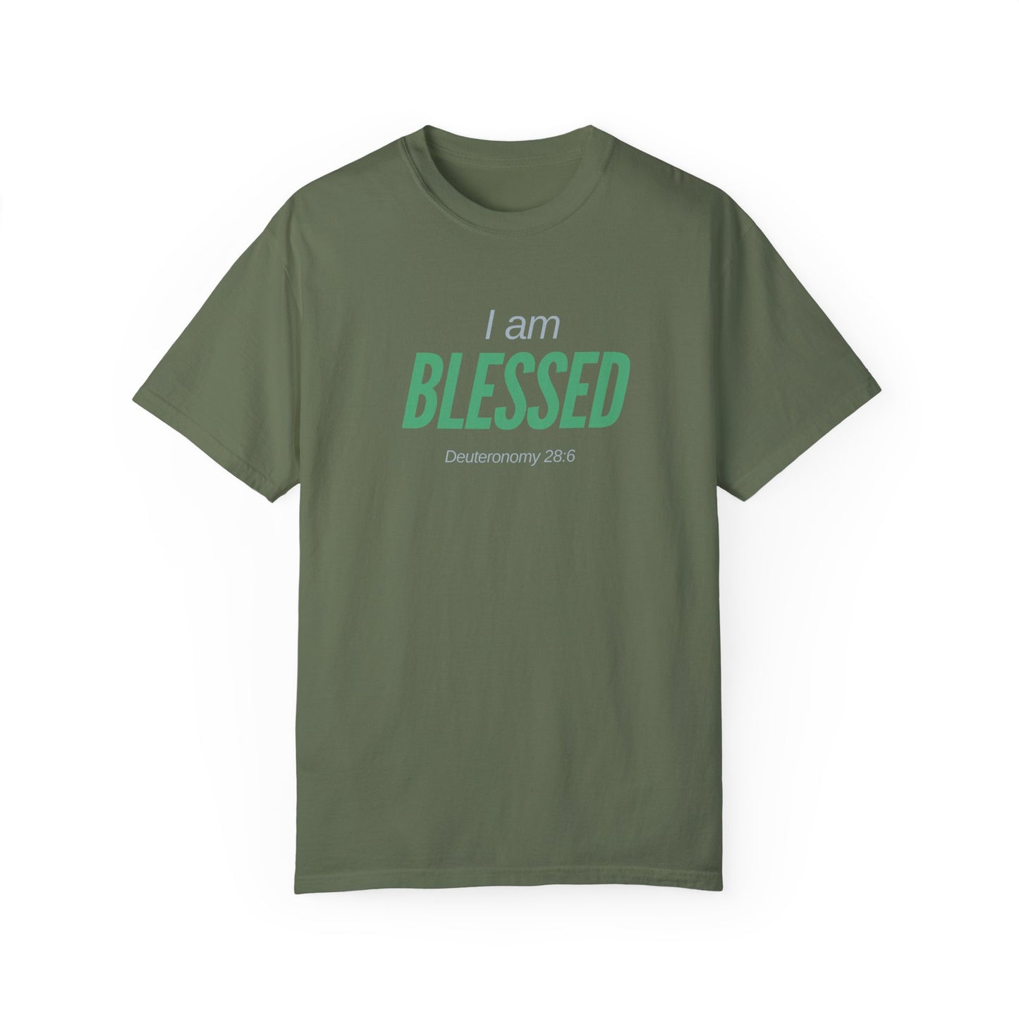I Am Blessed Unisex Garment-Dyed T-shirt