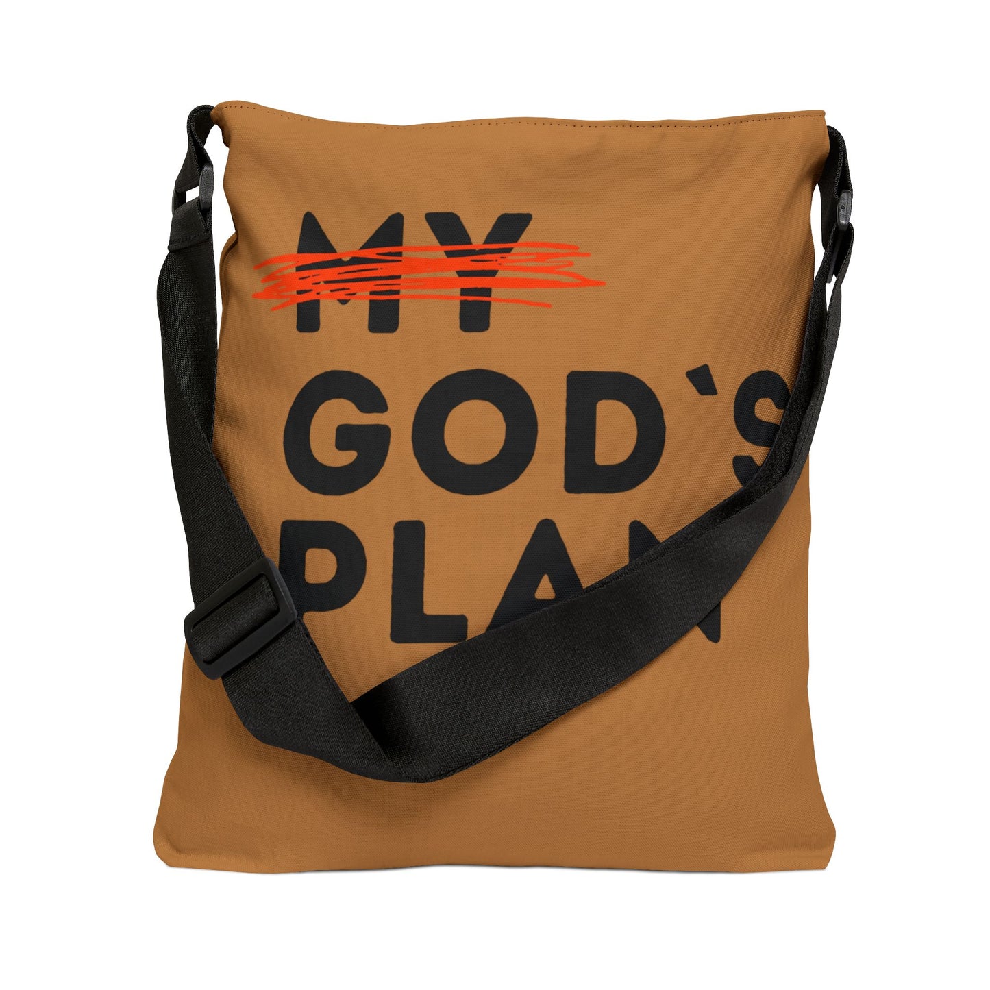 God’s Plan Adjustable Tote Bag