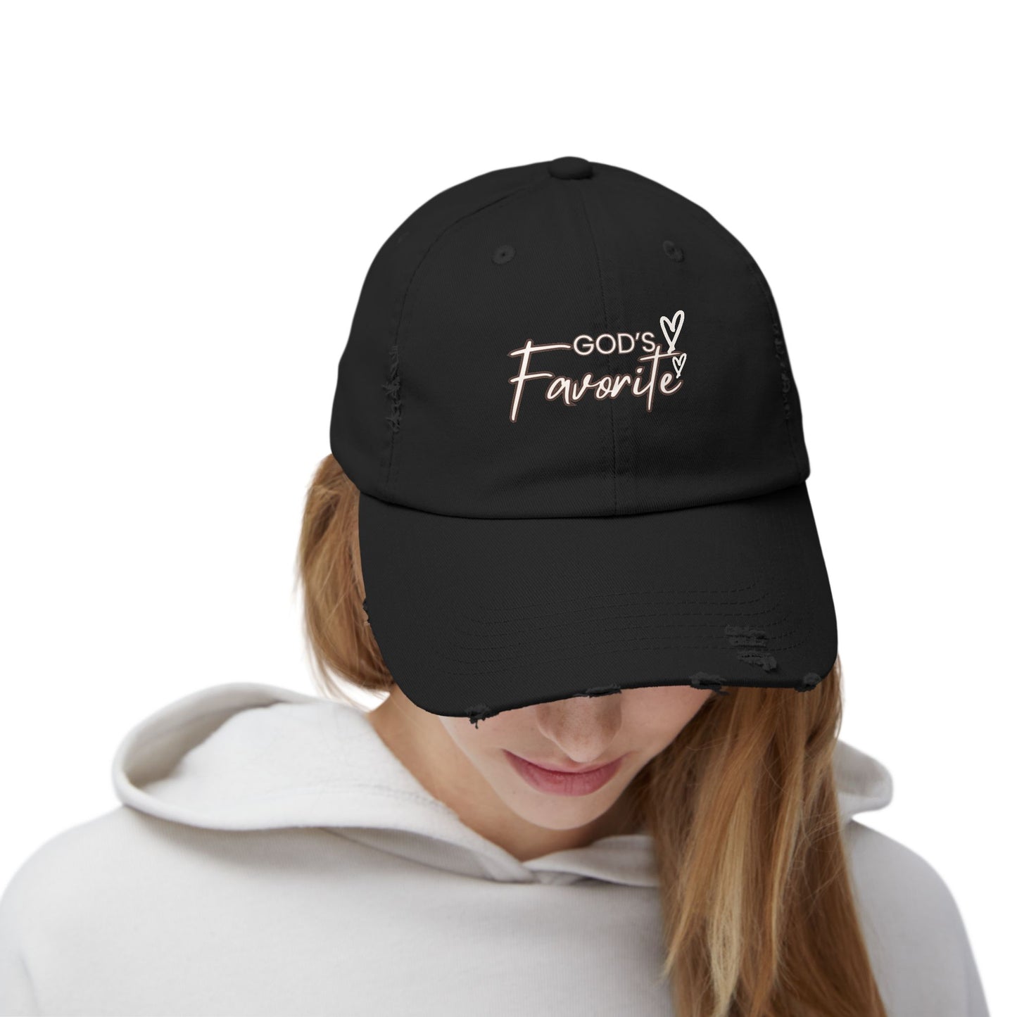 God’s Favorite Unisex Distressed Cap
