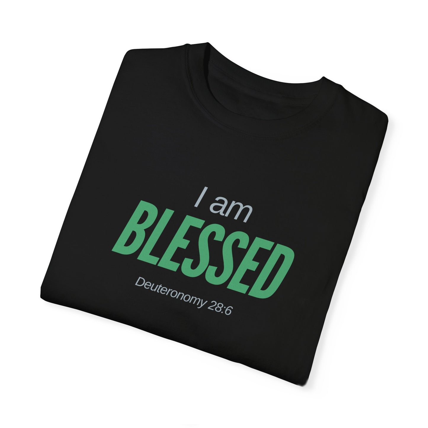 I Am Blessed Unisex Garment-Dyed T-shirt