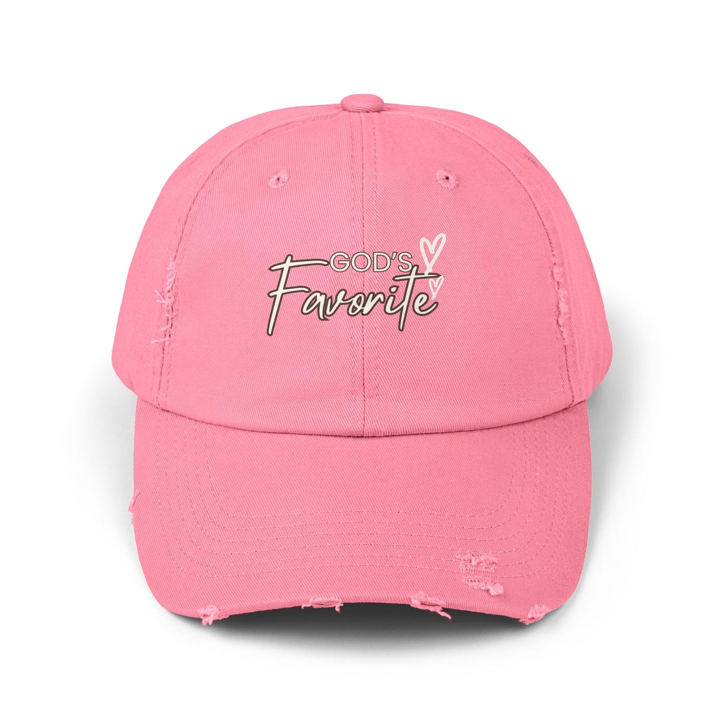 God’s Favorite Unisex Distressed Cap