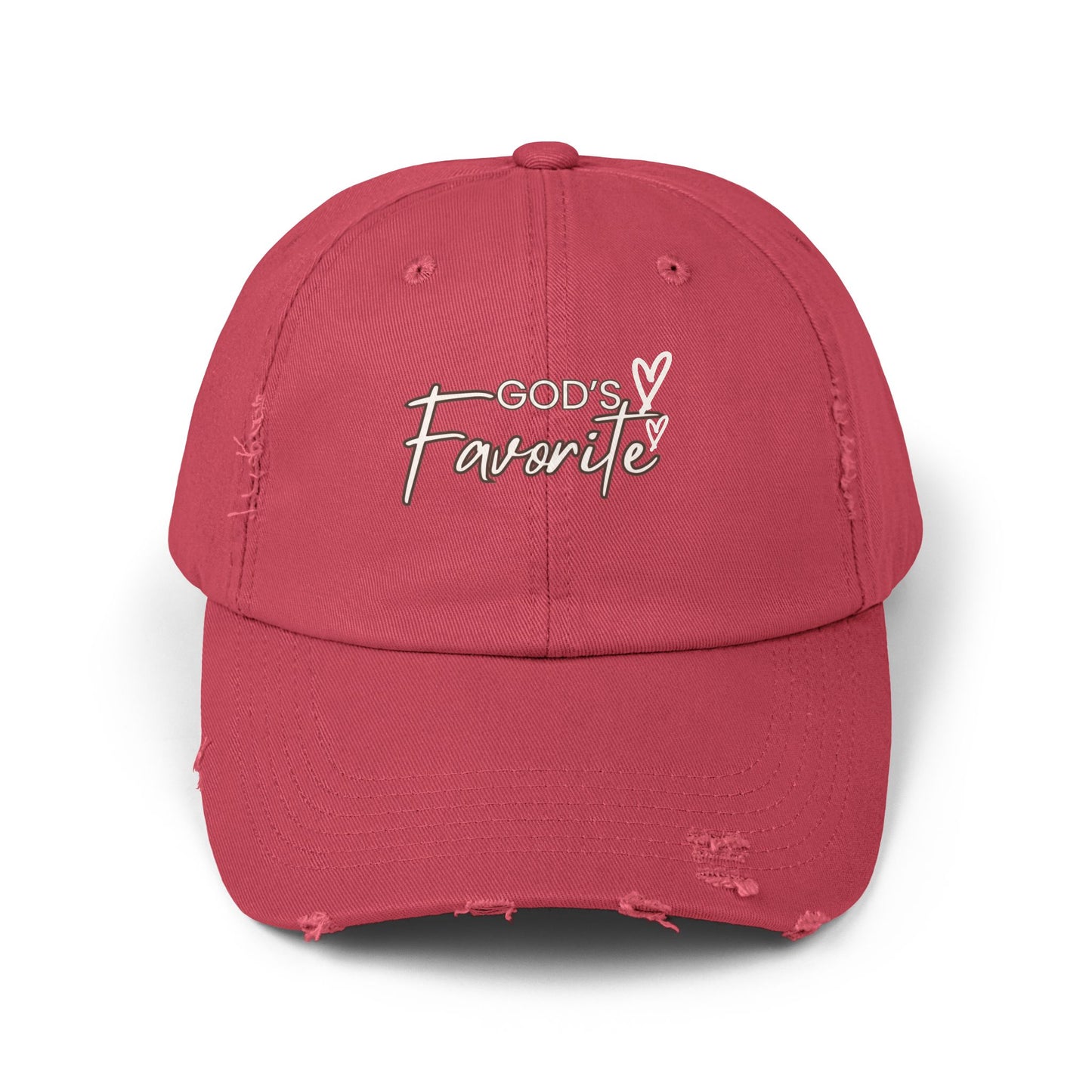 God’s Favorite Unisex Distressed Cap