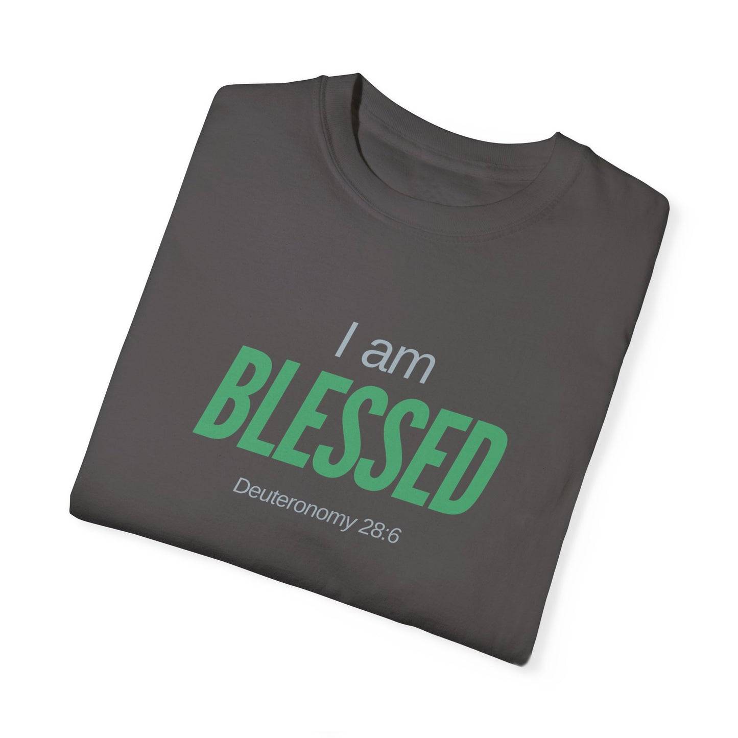 I Am Blessed Unisex Garment-Dyed T-shirt