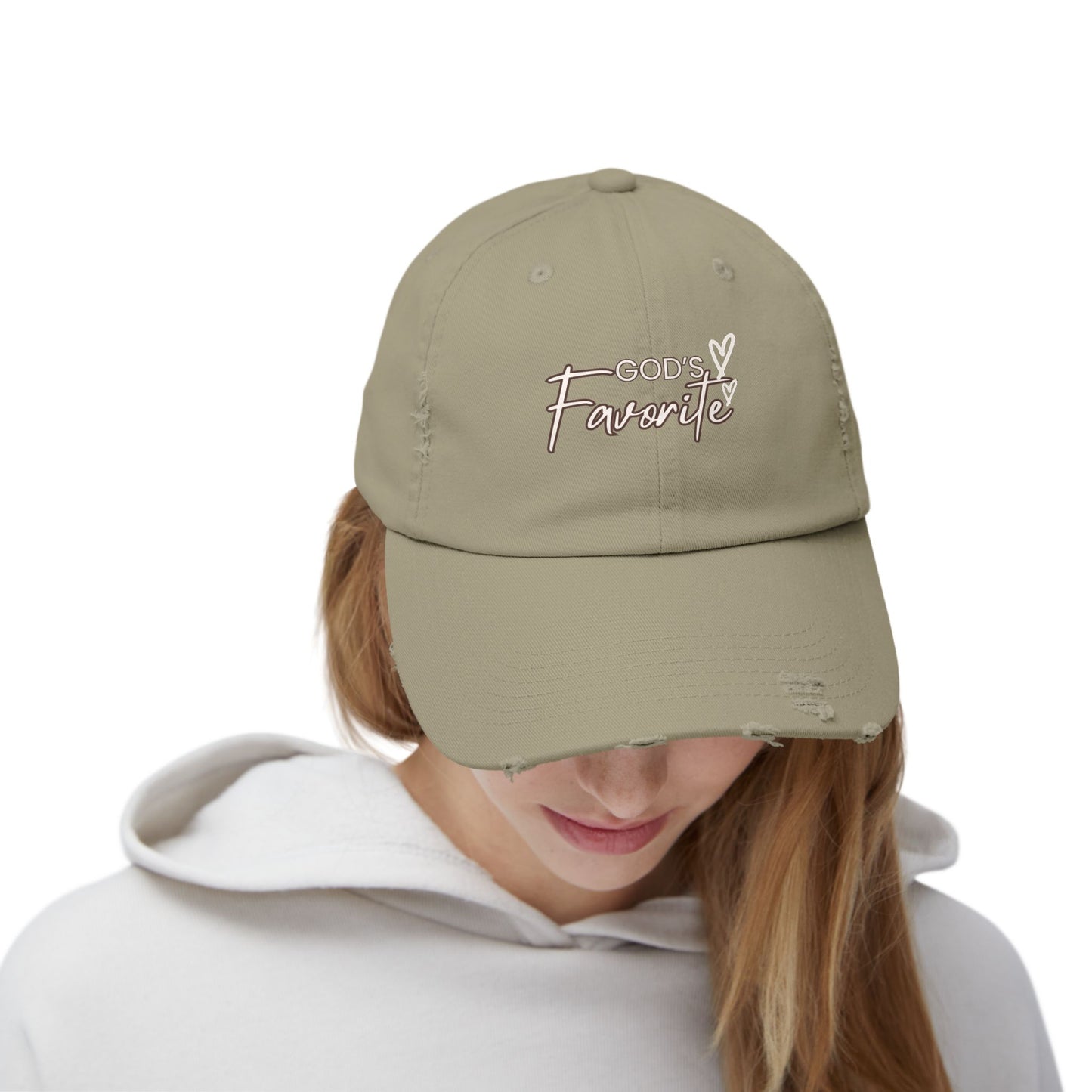 God’s Favorite Unisex Distressed Cap