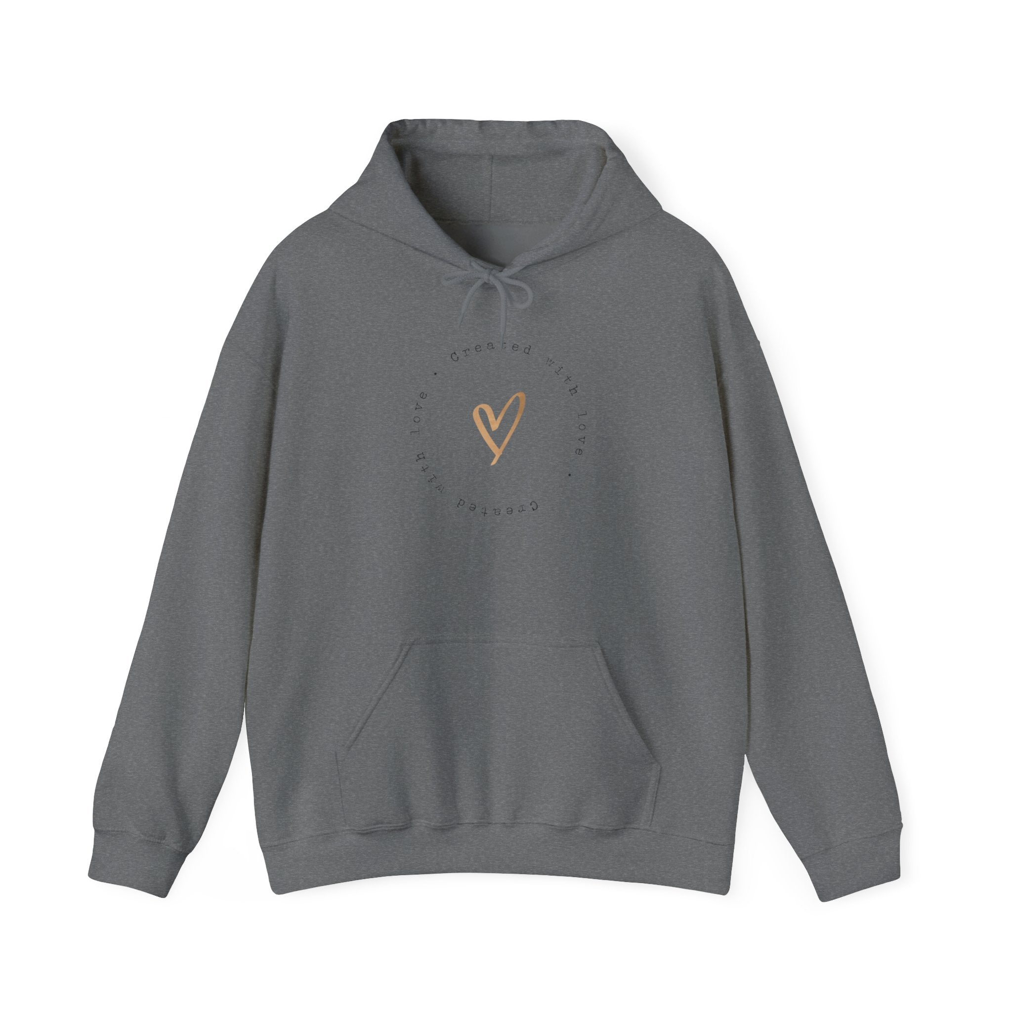 Created With Love Unisex Heavy Blend™ Hooded Sweatshirt