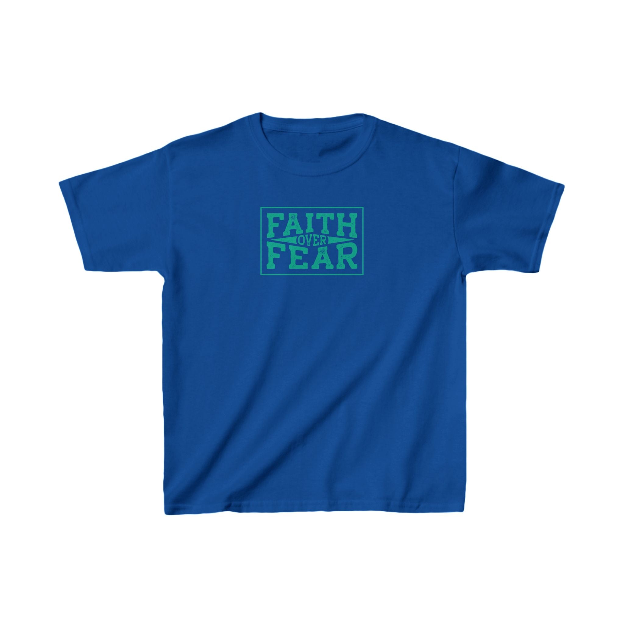 Faith Over Fear Kids Heavy Cotton Tee