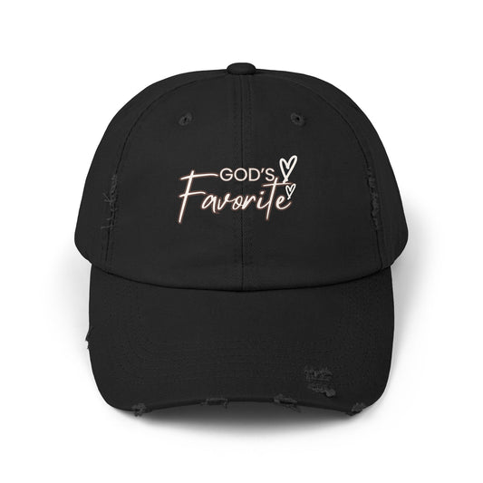 God’s Favorite Unisex Distressed Cap