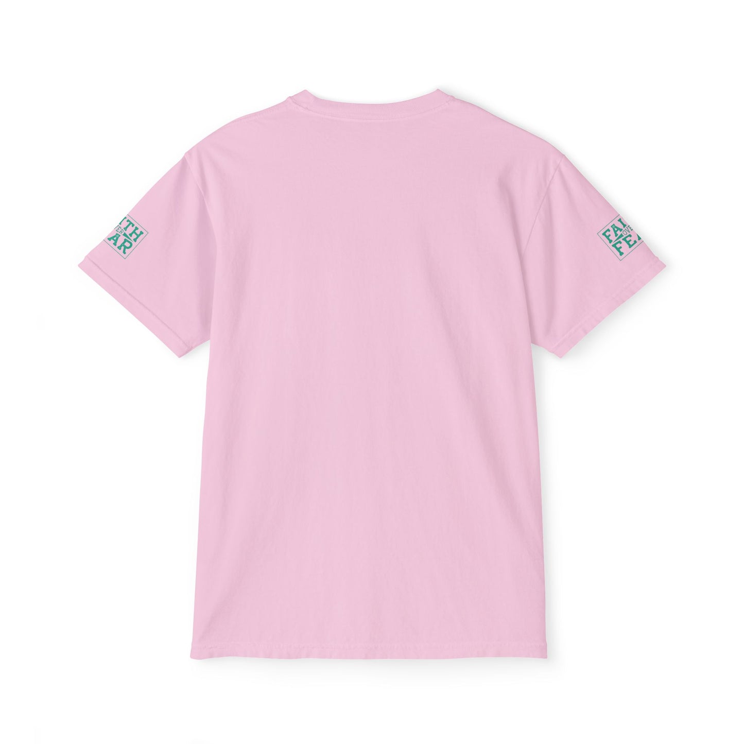 Faith Over Fear Unisex Garment-Dyed Pocket T-Shirt