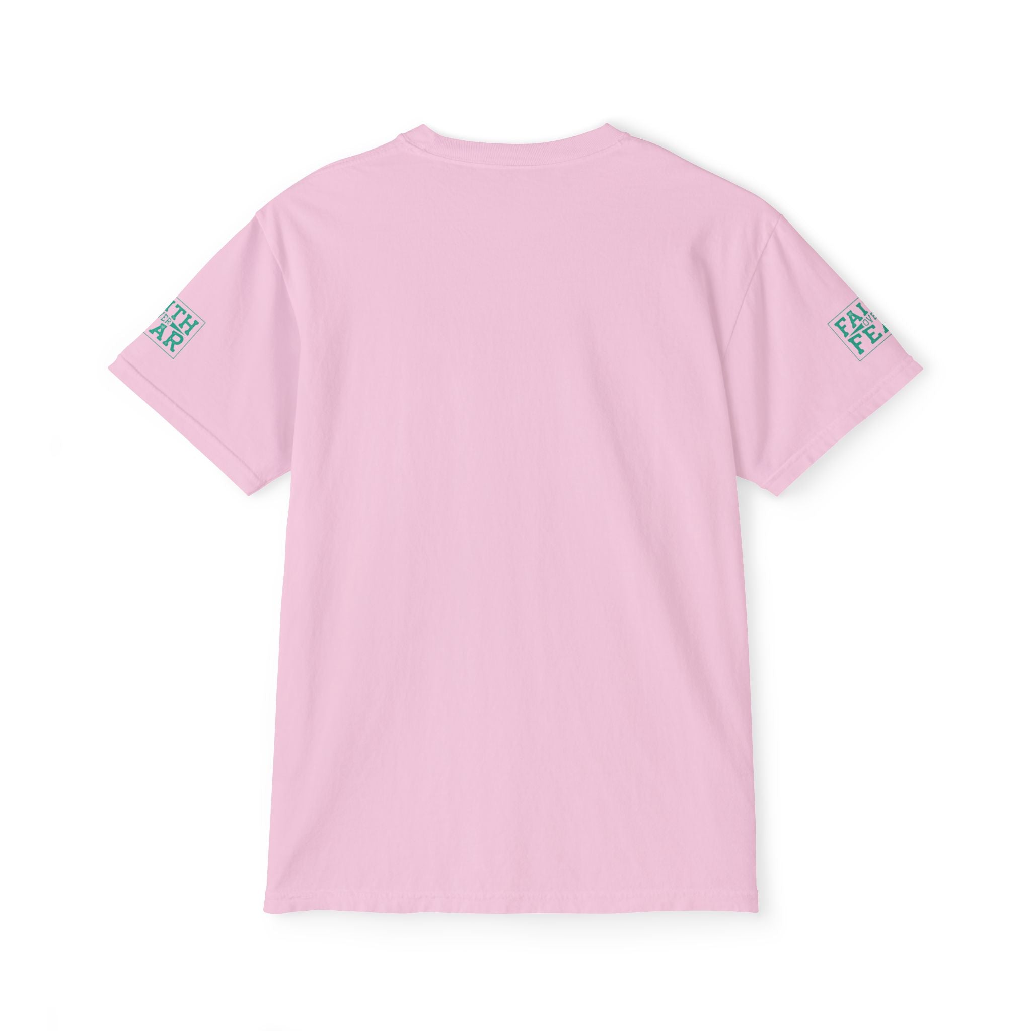 Faith Over Fear Unisex Garment-Dyed Pocket T-Shirt