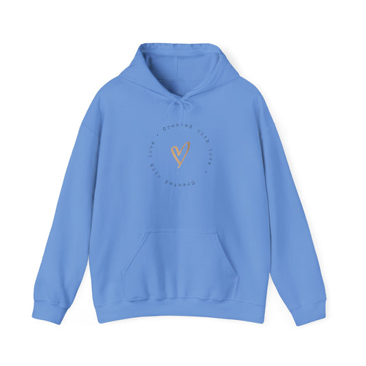 Created With Love Unisex Heavy Blend™ Hooded Sweatshirt