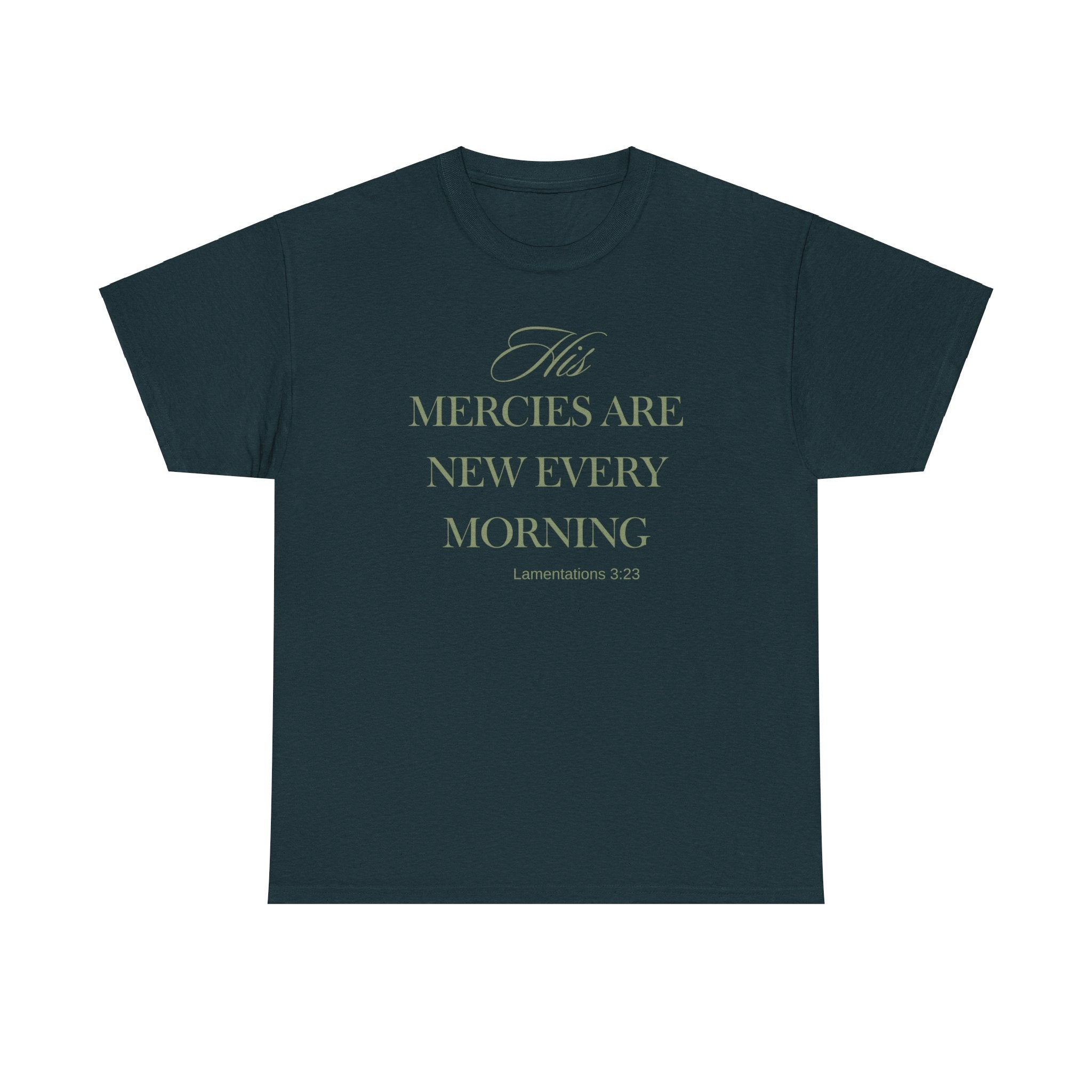His Mercies Unisex Heavy Cotton Tee