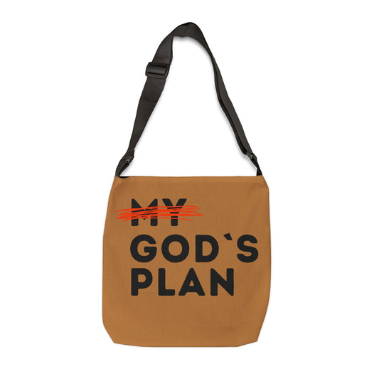 God’s Plan Adjustable Tote Bag