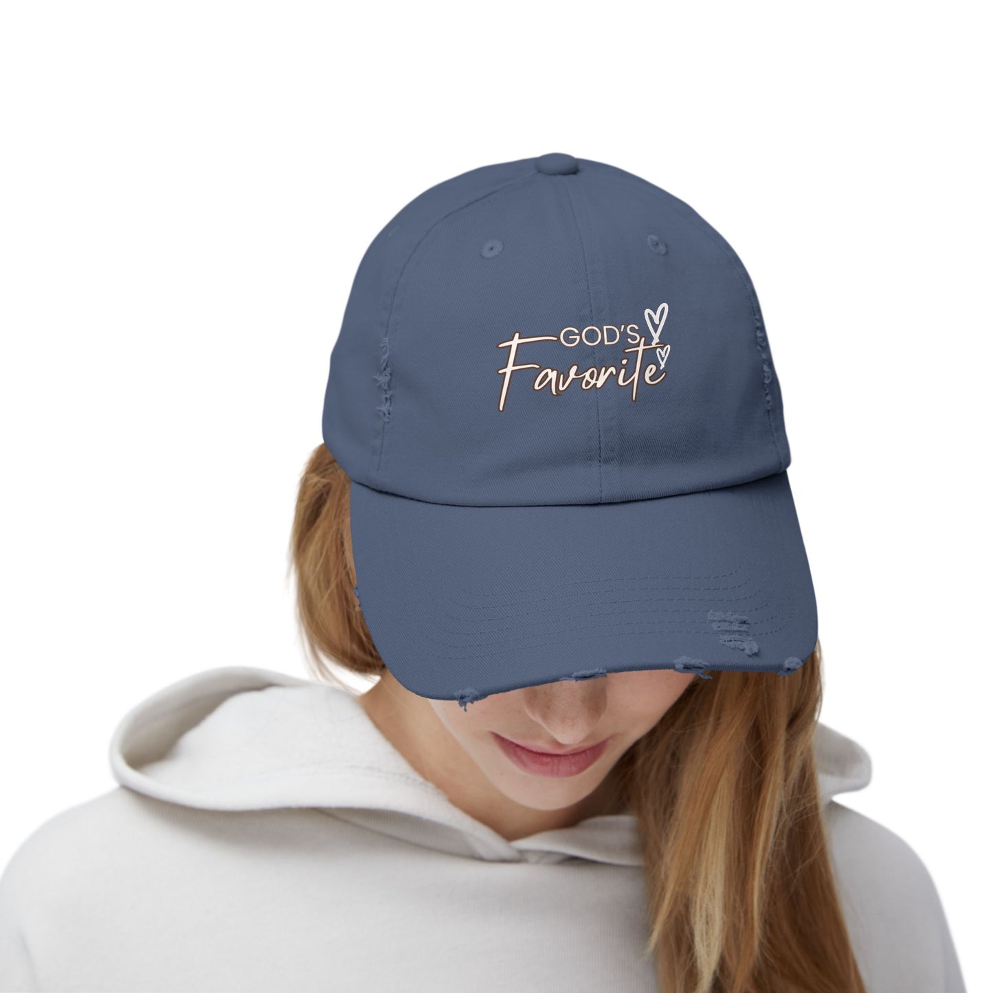 God’s Favorite Unisex Distressed Cap