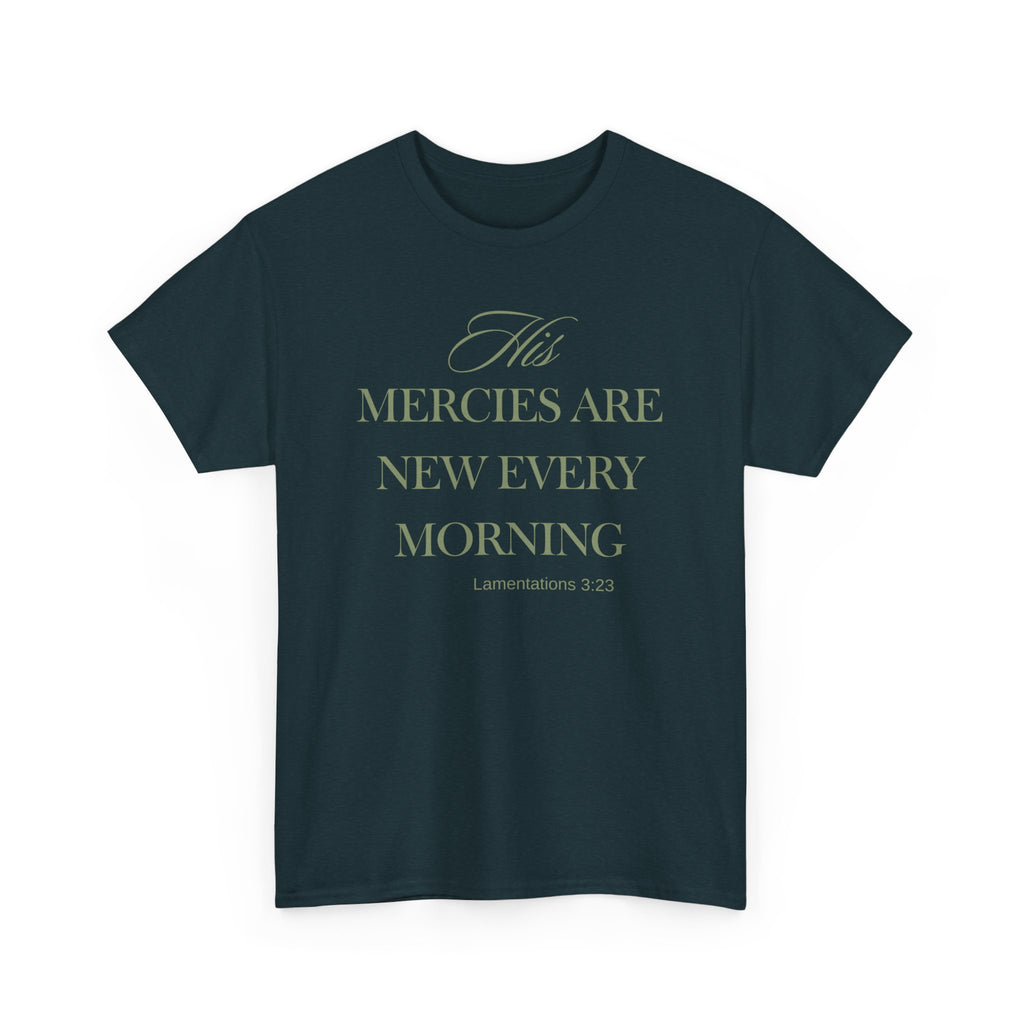 His Mercies Unisex Heavy Cotton Tee