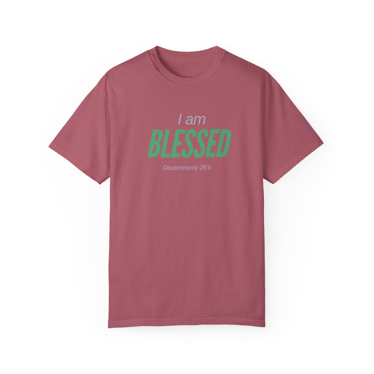 I Am Blessed Unisex Garment-Dyed T-shirt