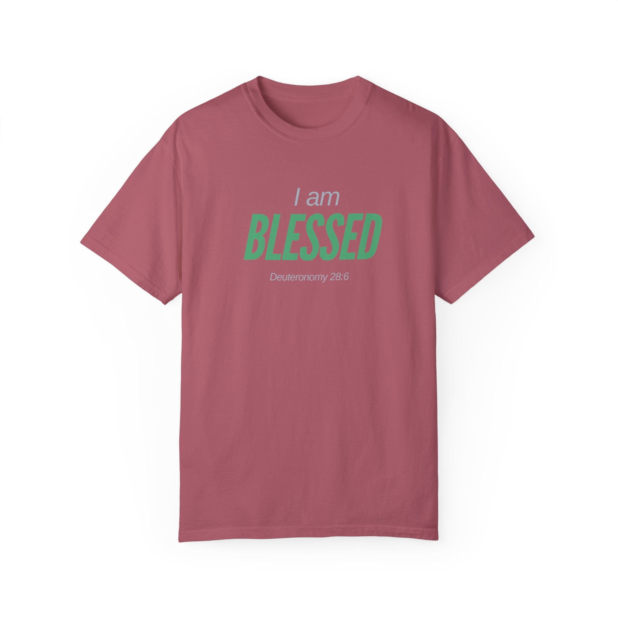 I Am Blessed Unisex Garment-Dyed T-shirt
