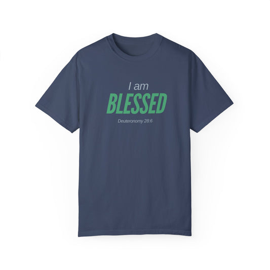 I Am Blessed Unisex Garment-Dyed T-shirt