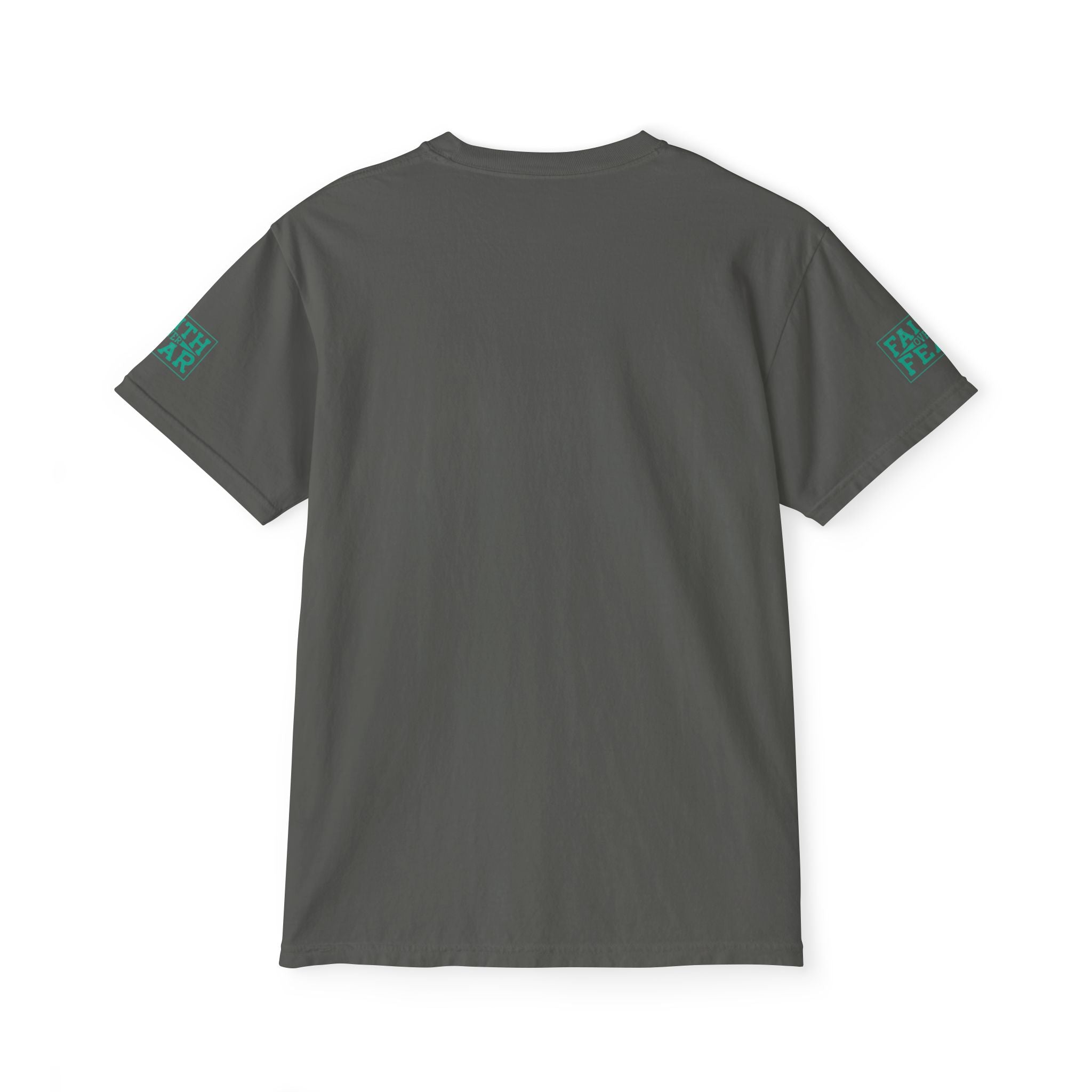 Faith Over Fear Unisex Garment-Dyed Pocket T-Shirt