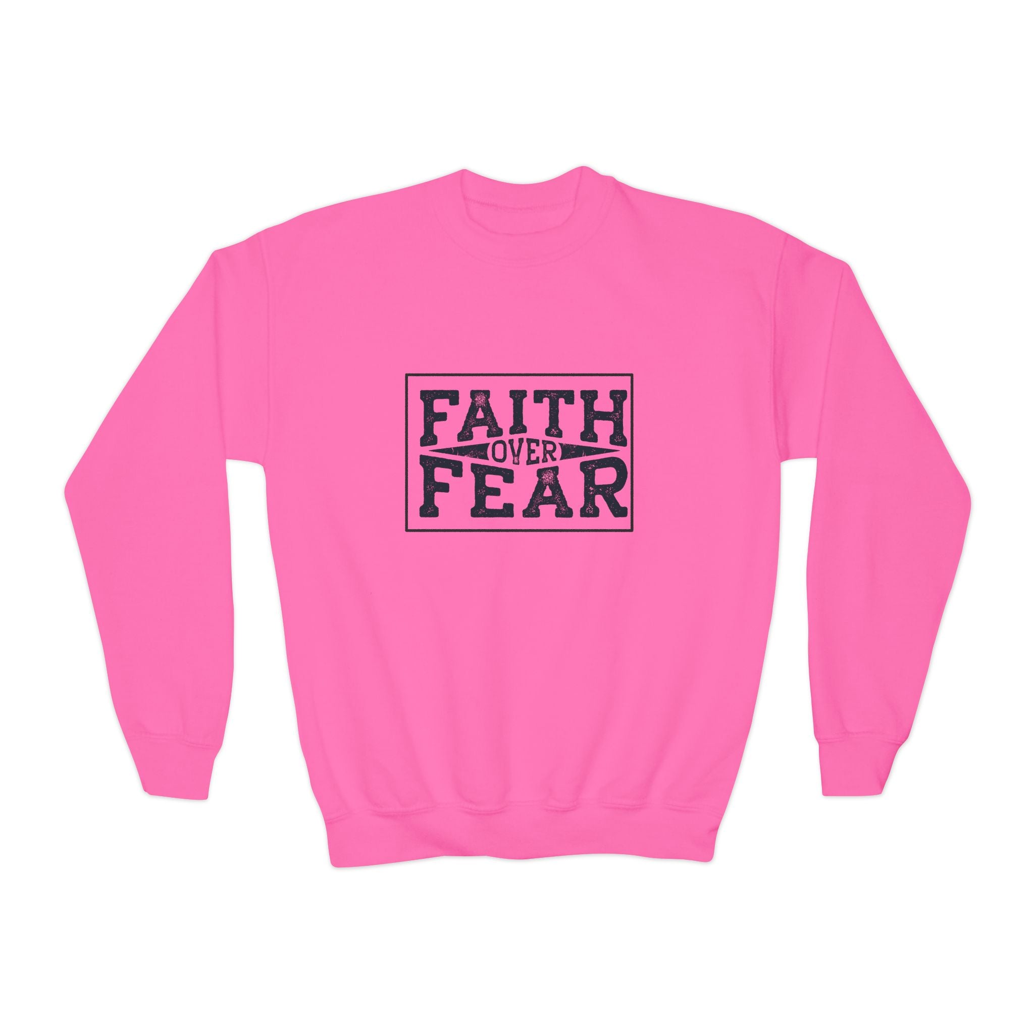 Faith Over Fear Youth Crewneck Sweatshirt