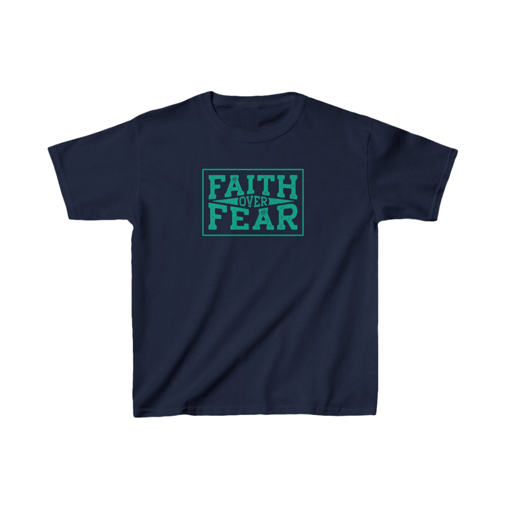 Faith Over Fear Kids Heavy Cotton Tee