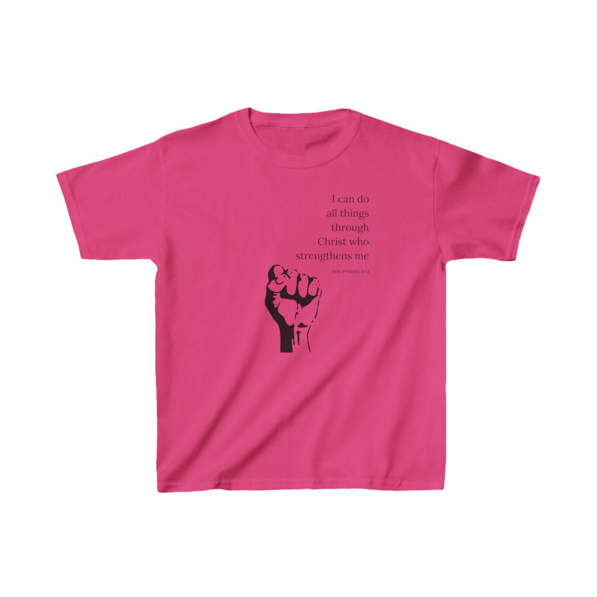 I Can Do All Things Kids Heavy Cotton Tee