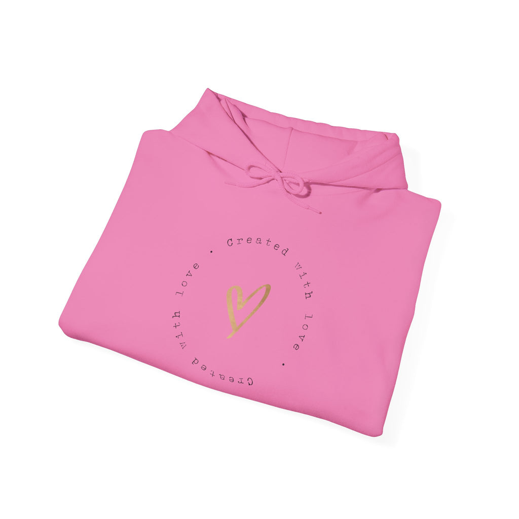 Created With Love Unisex Heavy Blend™ Hooded Sweatshirt