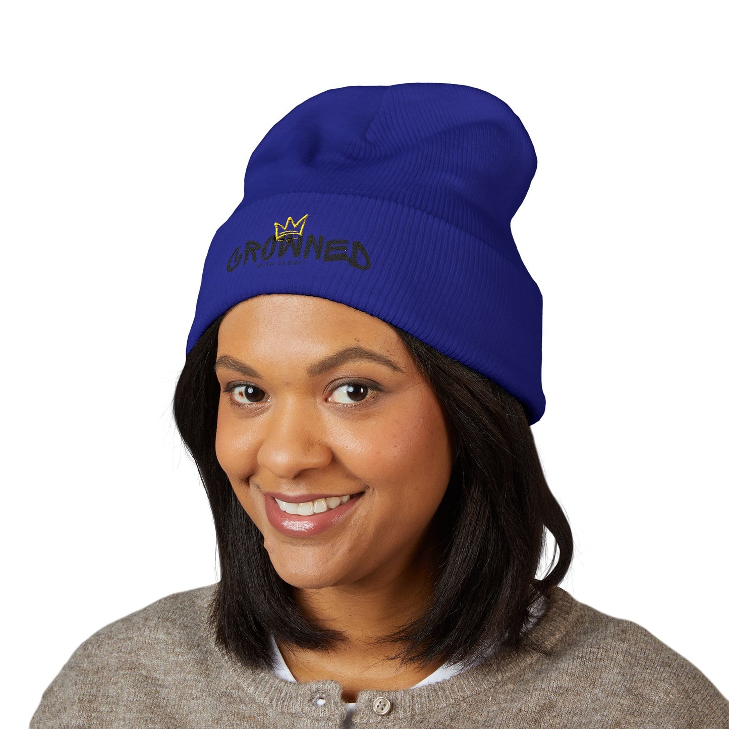 Crowned Classic Cuffed Beanie