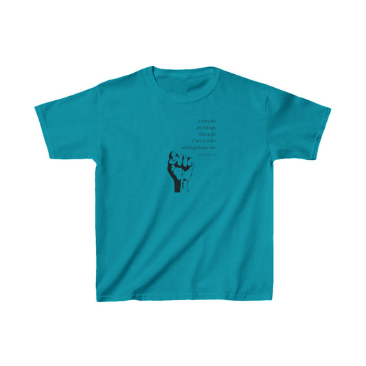 I Can Do All Things Kids Heavy Cotton Tee