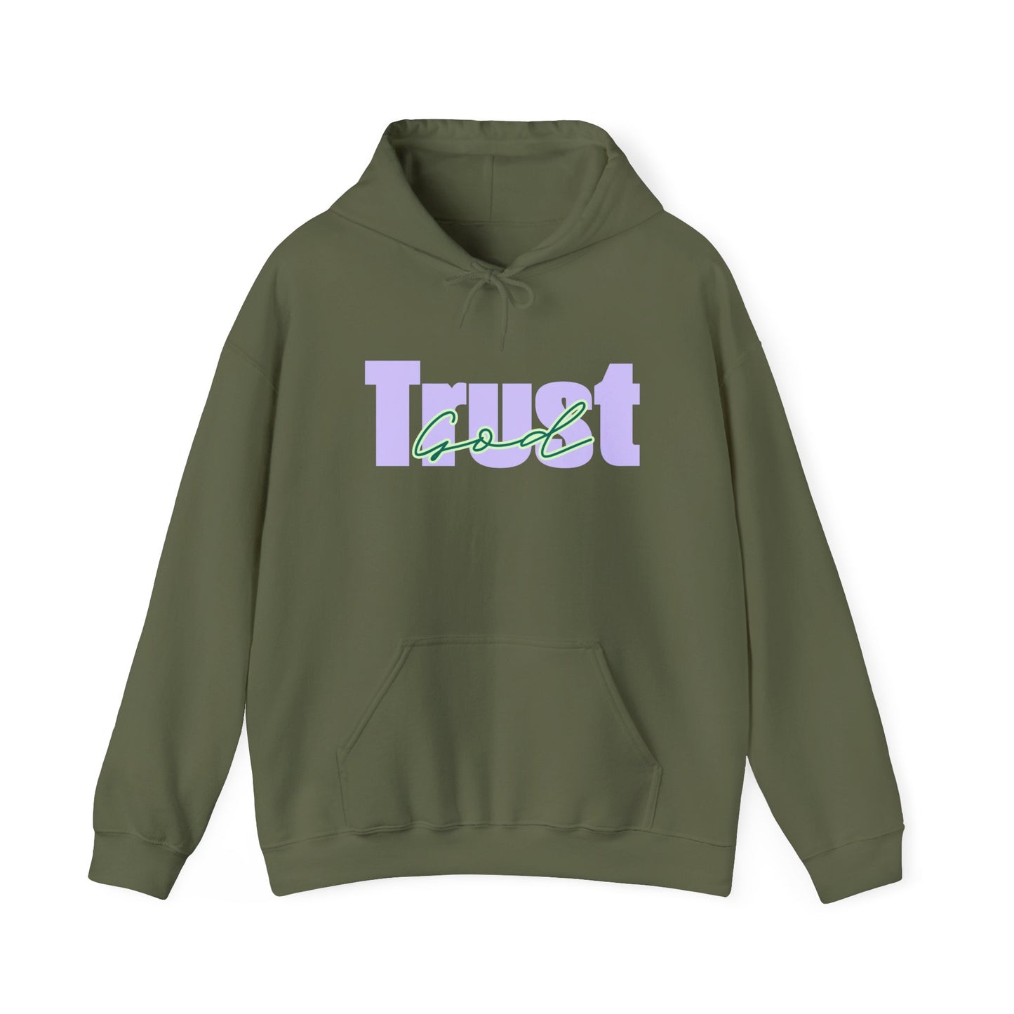 Trust God Unisex Heavy Blend™ Hooded Sweatshirt