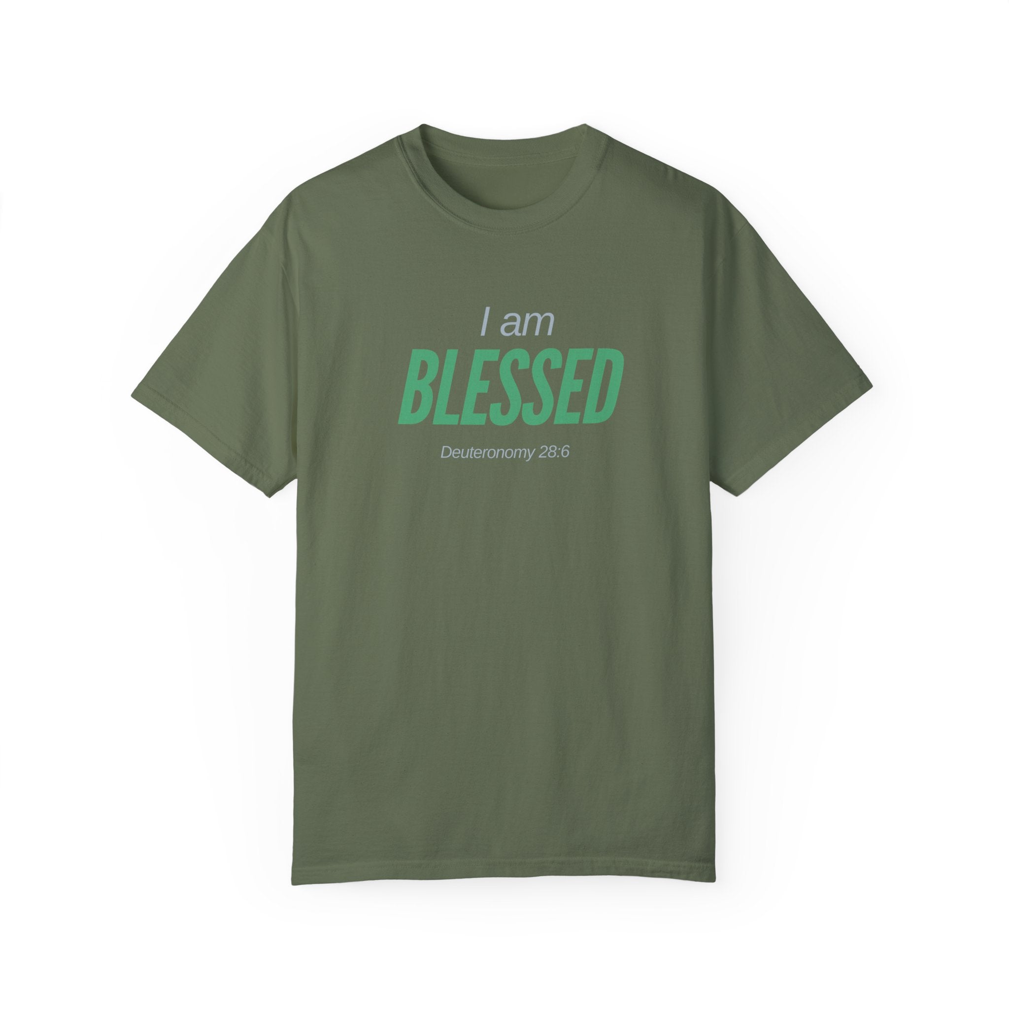 I Am Blessed Unisex Garment-Dyed T-shirt