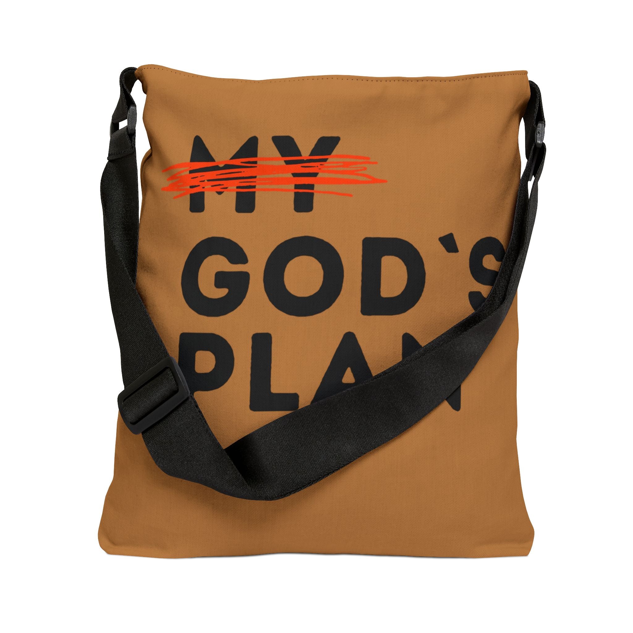 God’s Plan Adjustable Tote Bag